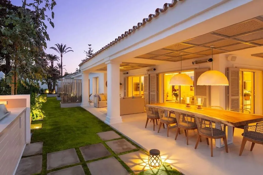 Beachfront Villa La Luisa, Golden Mile, Marbella Spain