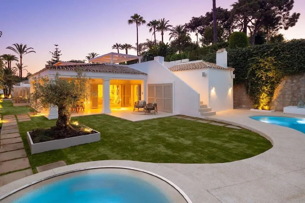 Beachfront Villa La Luisa, Golden Mile, Marbella Spain