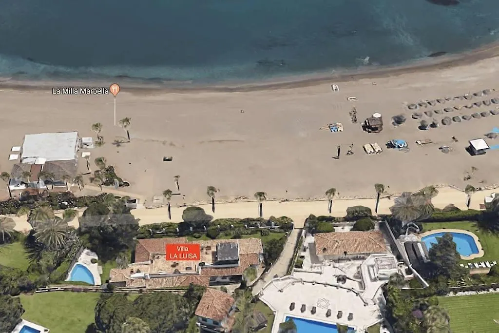 Beachfront Villa La Luisa, Golden Mile, Marbella