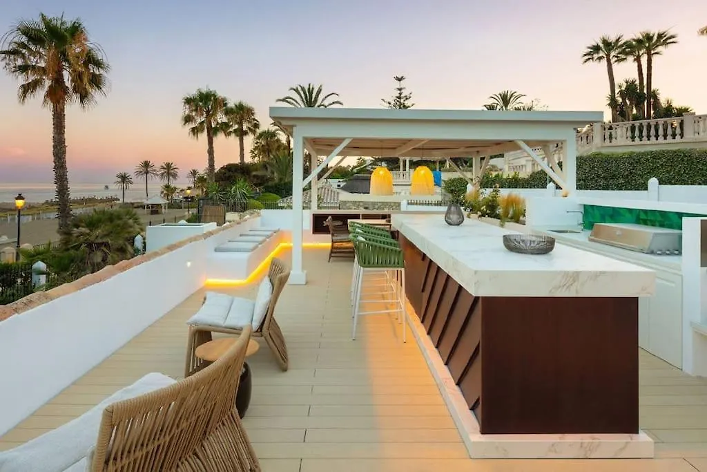Beachfront Villa La Luisa, Golden Mile, Marbella Spain